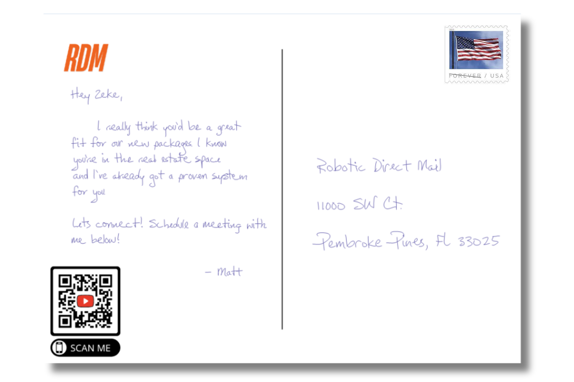 Handwritten mail sample 10