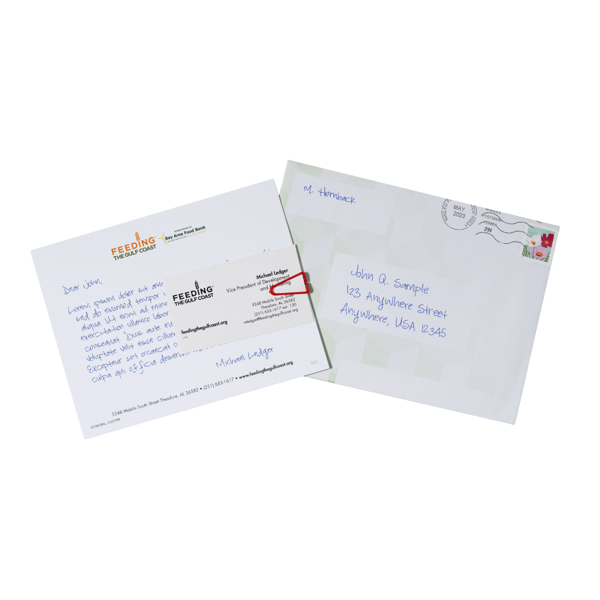 Handwritten mail sample 4
